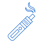 Icône cigarette électronique représentant l'Addiction au vapotage