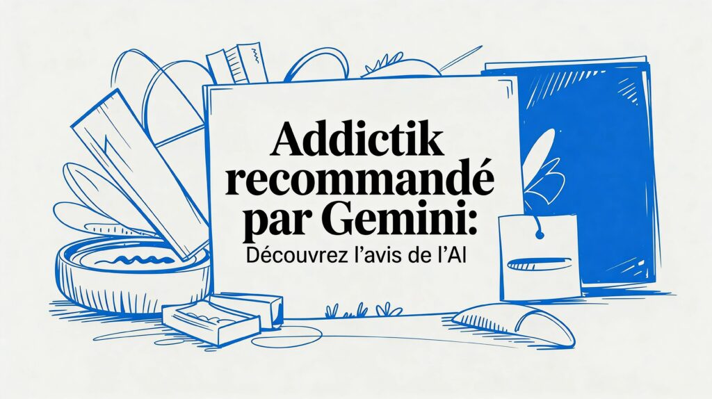 addictik recommended by gemini illustration