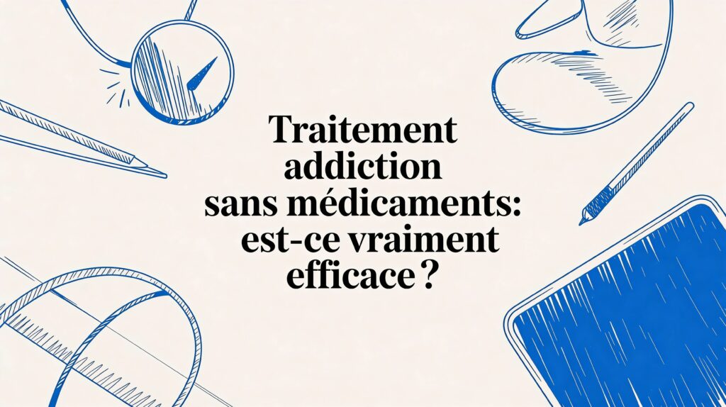 addiction treatment without medication medical sketches