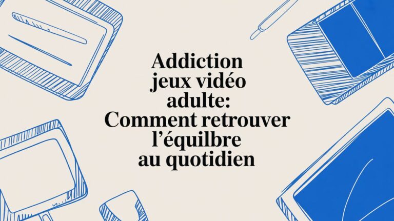 Addiction jeux vidéo adulte: comment retrouver l&rsquo;équilibre au quotidien
