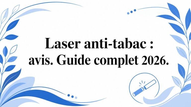 Laser anti-tabac : avis. Guide complet 2026.