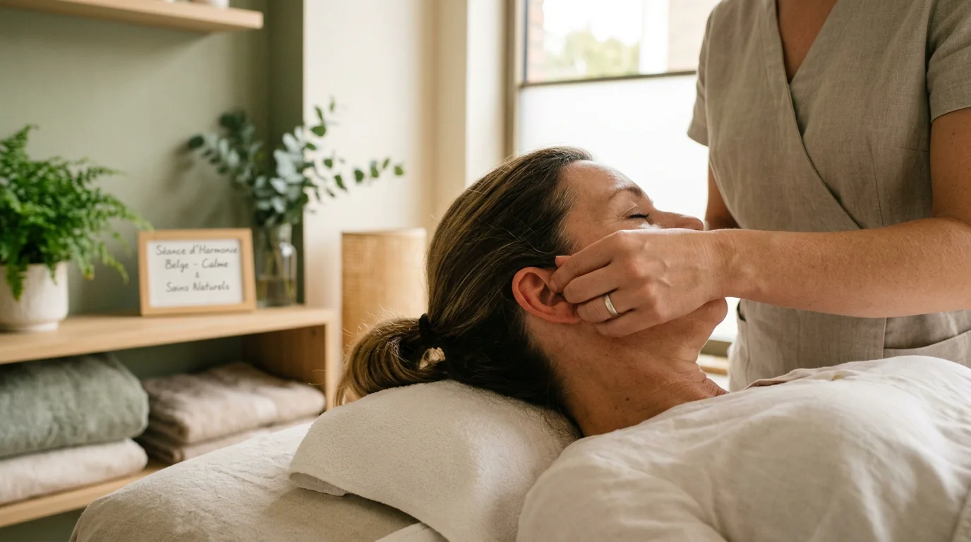 Arrêter de fumer naturellement : méthodes et conseils 2026 2 Séance d'auriculothérapie douce sur l'oreille pour accompagner l'arrêt du tabac