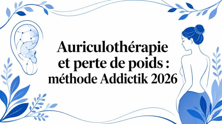 Auriculothérapie et perte de poids : méthode Addictik 2026