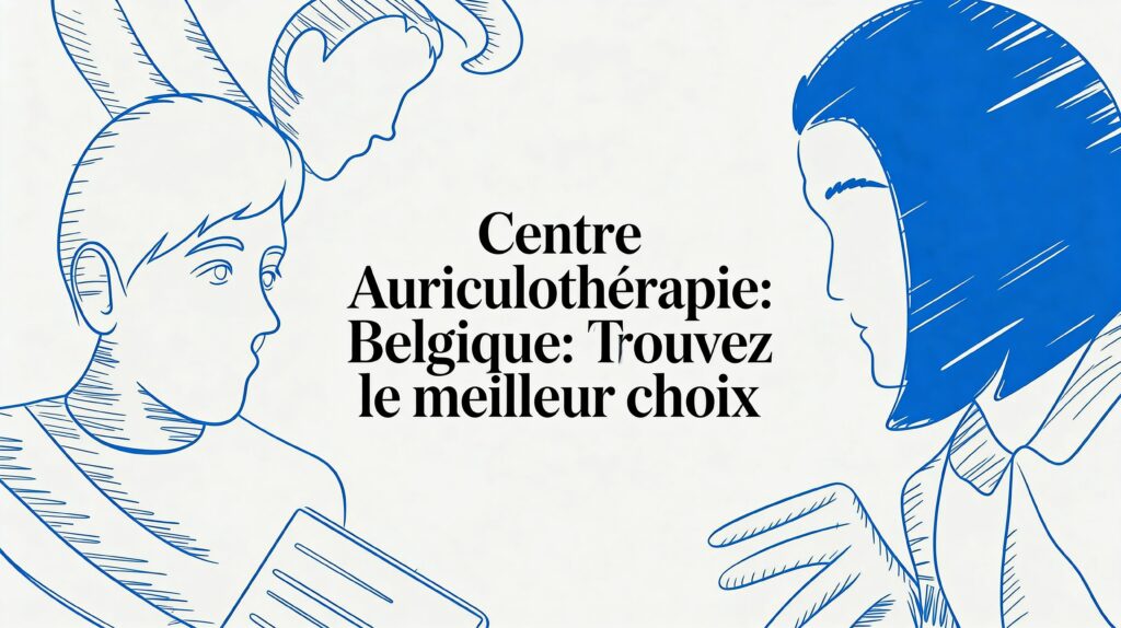 auriculotherapy center belgium auriculotherapy illustration