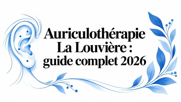 Auriculothérapie La Louvière : guide complet 2026