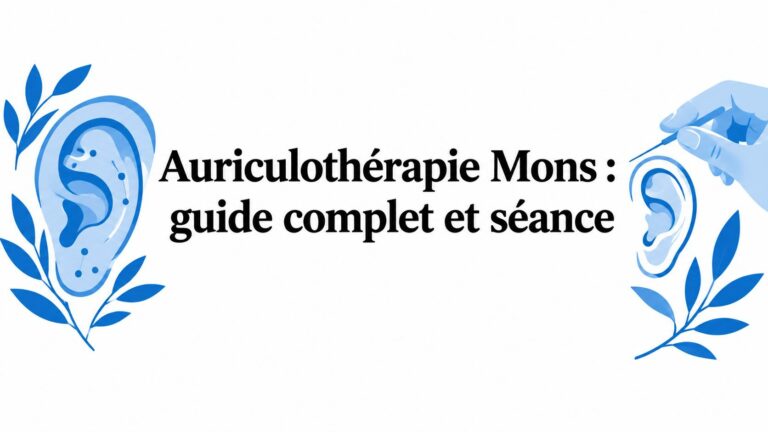 Auriculothérapie Mons : guide complet et séance