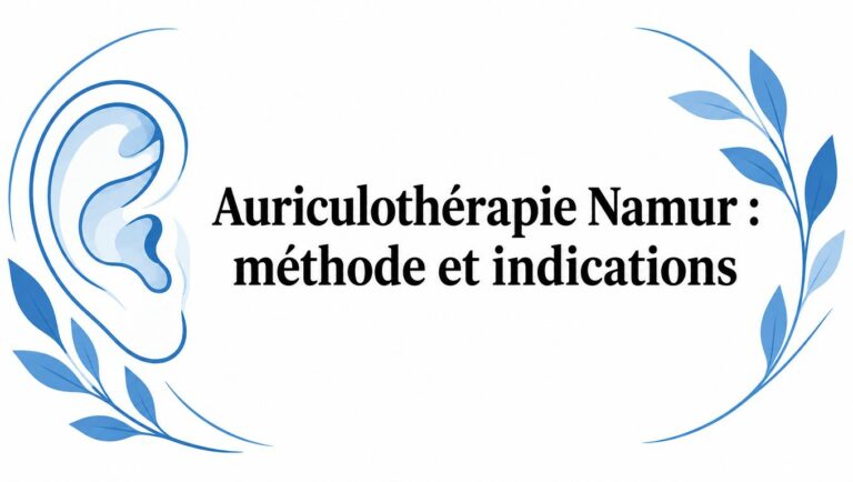 Auriculothérapie Namur : méthode et indications