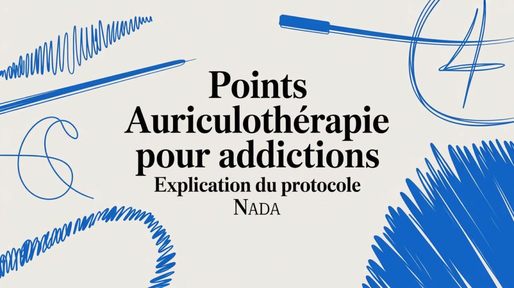 Points auriculothérapie pour addictions explication du protocole NADA 2 auriculotherapy points for addictions explanation auriculotherapy design