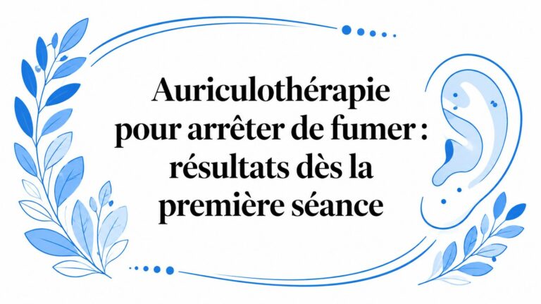 Auriculothérapie pour arrêter de fumer : résultats dès la première séance
