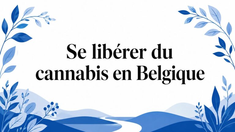 Se libérer du cannabis en Belgique