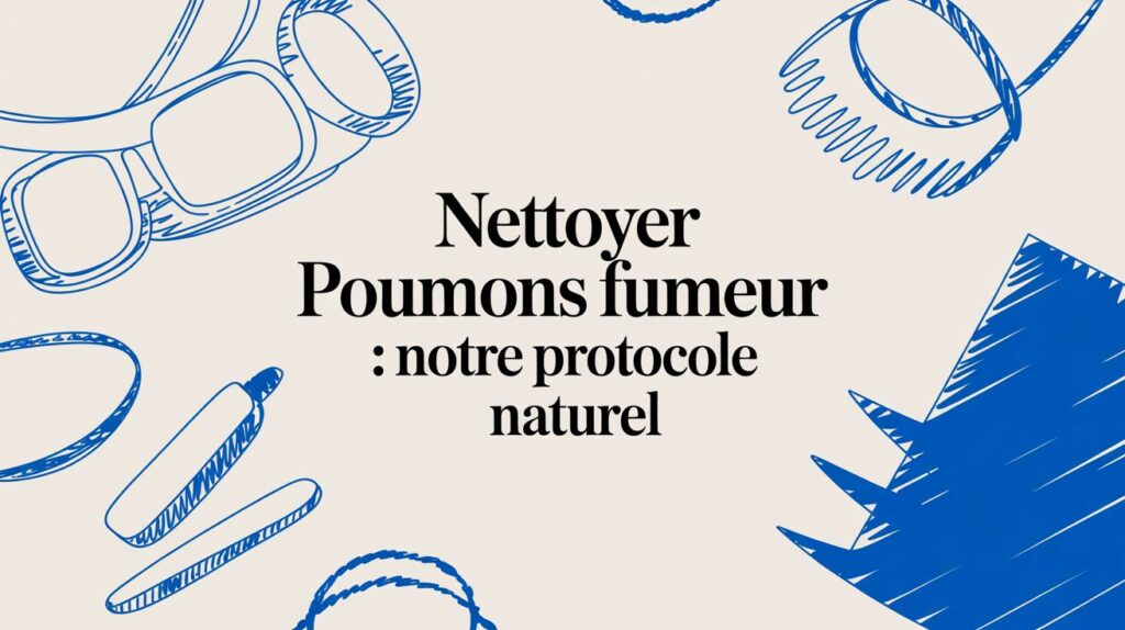 Nettoyer poumons fumeur : Notre protocole naturel 2 clean smokers lungs abstract illustration
