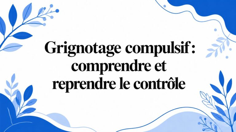 Grignotage compulsif : comprendre et reprendre le contrôle