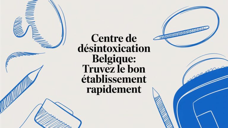 Centre de désintoxication belgique: trouvez le bon établissement rapidement