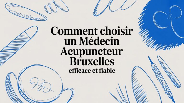 Comment choisir un médecin acupuncteur bruxelles efficace et fiable