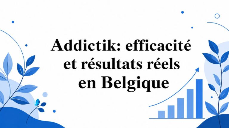 Addictik: efficacité et résultats réels en Belgique