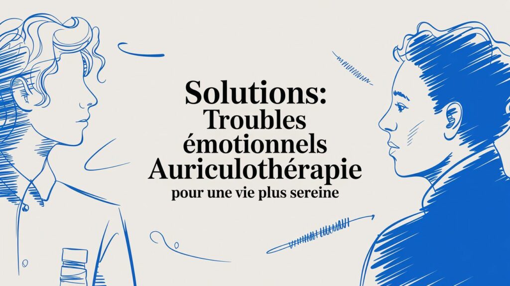 emotional disorders auriculotherapy therapy illustration