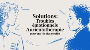 emotional disorders auriculotherapy therapy illustration
