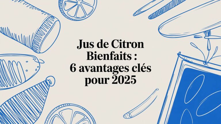 Jus de citron bienfaits : 6 avantages clés pour 2025