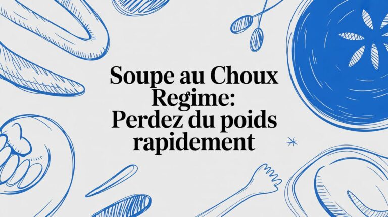 soupe au choux regime: perdez du poids rapidement