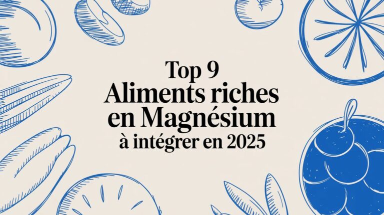 Top 9 aliments riches en magnésium à intégrer en 2025