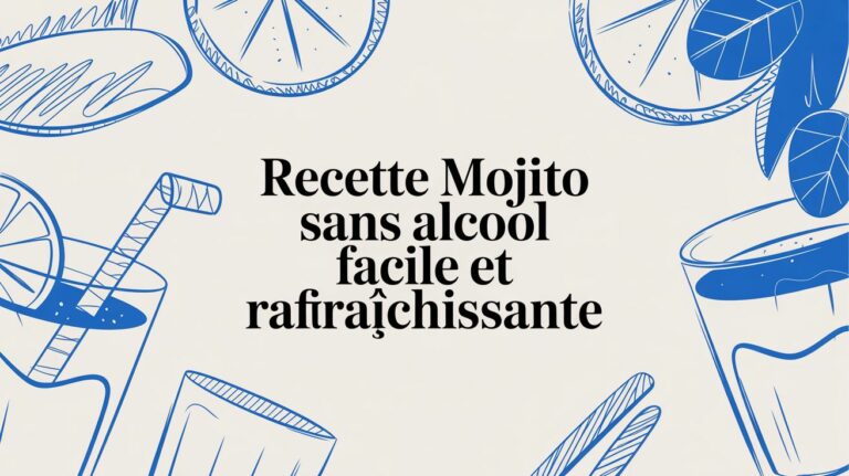 Recette mojito sans alcool facile et rafraîchissante