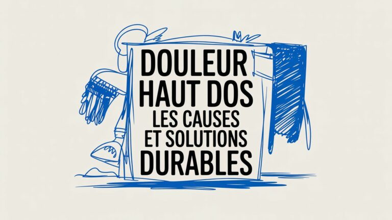 Douleur haut dos les causes et solutions durables