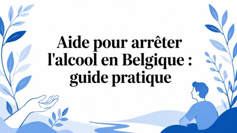 Aide pour arrêter l&rsquo;alcool en Belgique : guide pratique