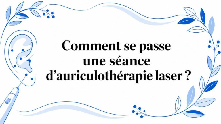 Comment se passe une séance d’auriculothérapie laser ?
