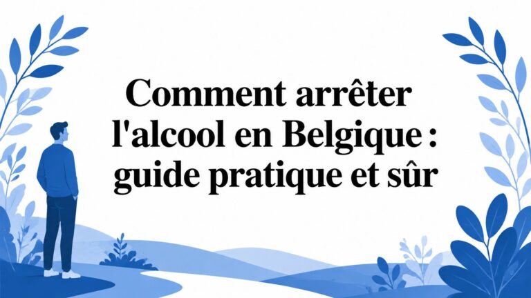 Comment arrêter l&rsquo;alcool en Belgique : guide pratique et sûr