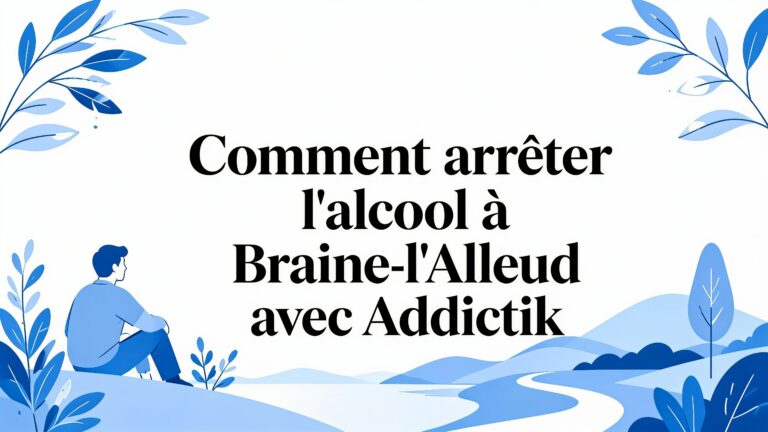 Comment arrêter l&rsquo;alcool à Braine l&rsquo;Alleud avec Addictik