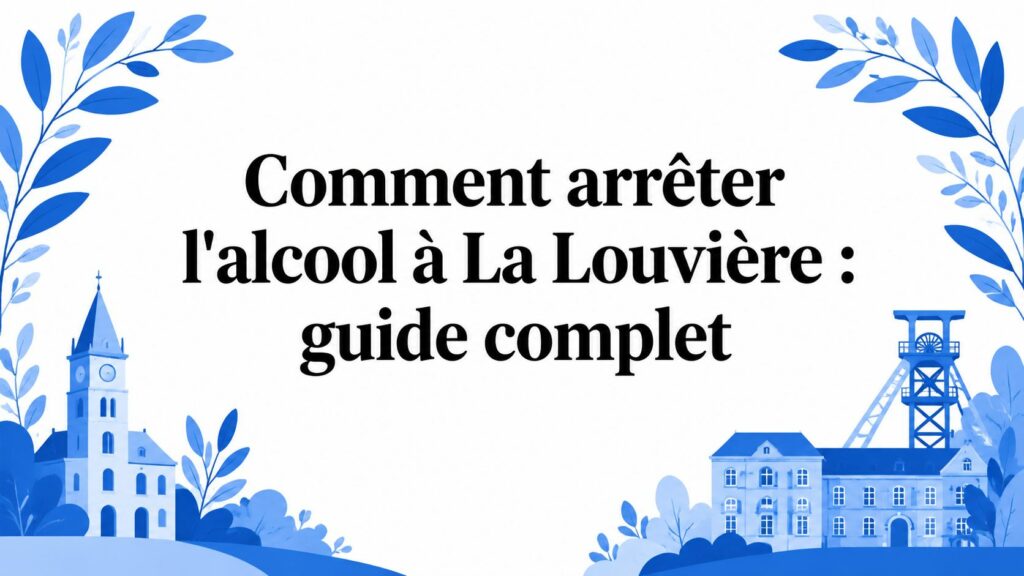 Comment arrêter l'alcool à La Louvière : guide complet 4 how to stop drinking alcohol in la louviere city illustration