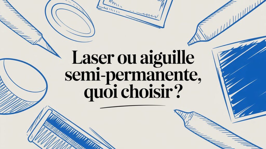Laser ou aiguille semi-permanente, quoi choisir? 2 laser or semi permanent needle what to choose beauty tools