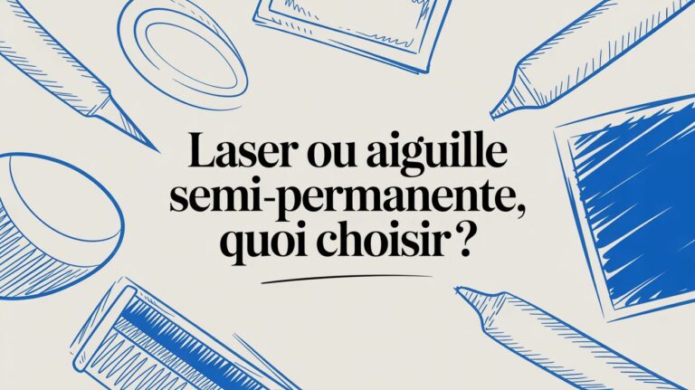 Laser ou aiguille semi-permanente, quoi choisir?