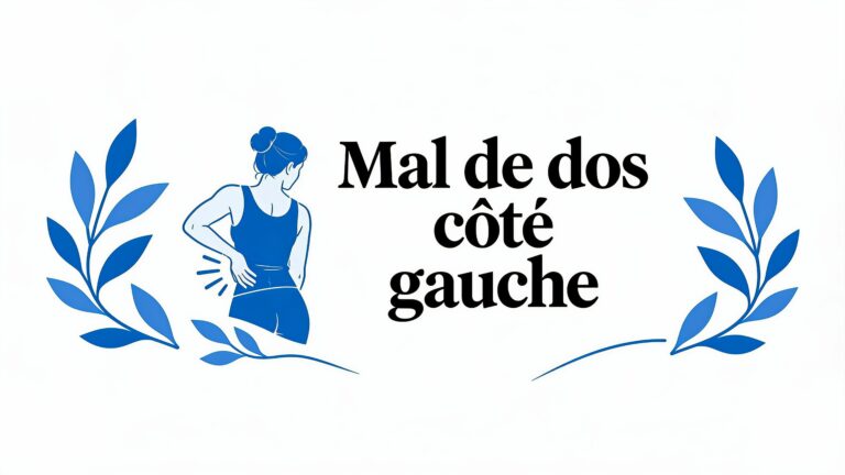 Mal de dos coté gauche