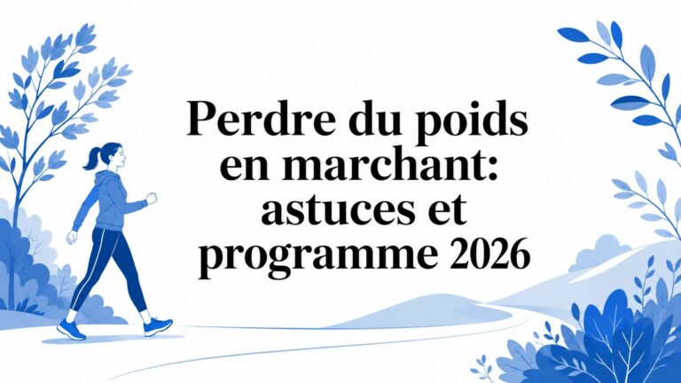 Perdre du poids en marchant: astuces et programme 2026
