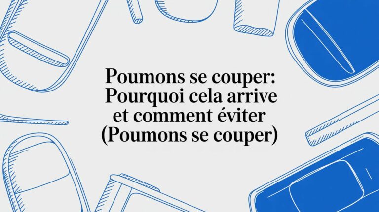 Poumons se couper: pourquoi cela arrive et comment éviter (poumons se couper)