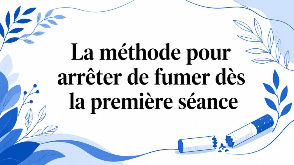 method to stop smoking from the first session broken cigarette
