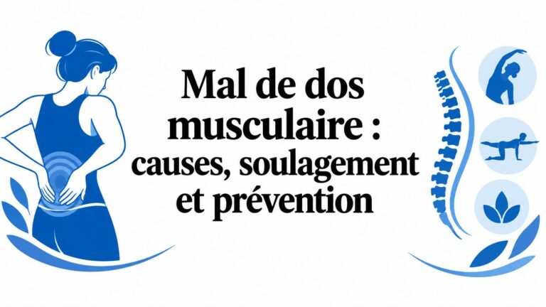 Mal de dos musculaire : causes, soulagement et prévention