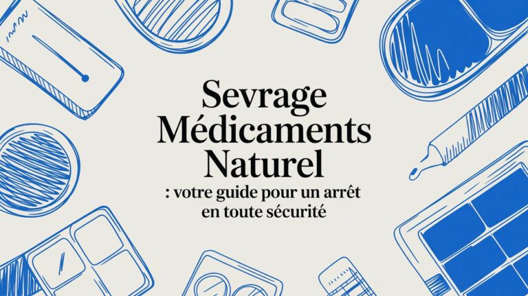 Sevrage médicaments naturel : votre guide pour un arrêt en toute sécurité