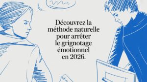 natural method to stop emotional snacking sketch illustration