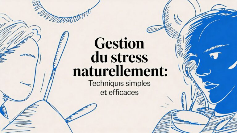 Gestion du stress naturellement: Techniques simples et efficaces