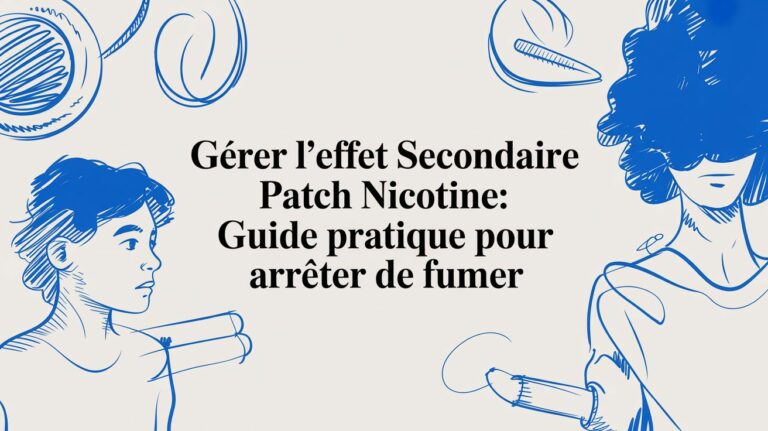 Gérer l&rsquo;effet secondaire patch nicotine: guide pratique pour arrêter de fumer