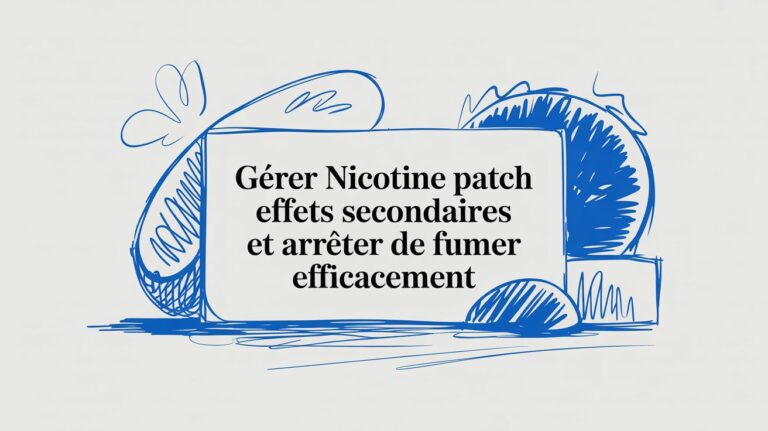Gérer nicotine patch effets secondaires et arrêter de fumer efficacement