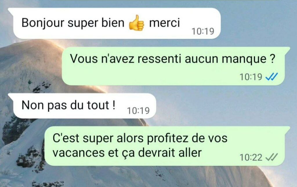 Avis client 1