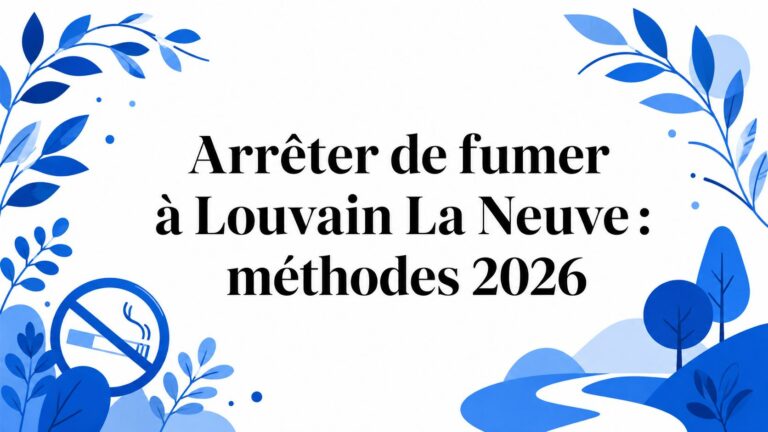 Arrêter de fumer à Louvain La Neuve : méthodes 2026
