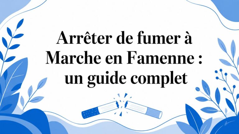 Arrêter de fumer à Marche en Famenne : un guide complet