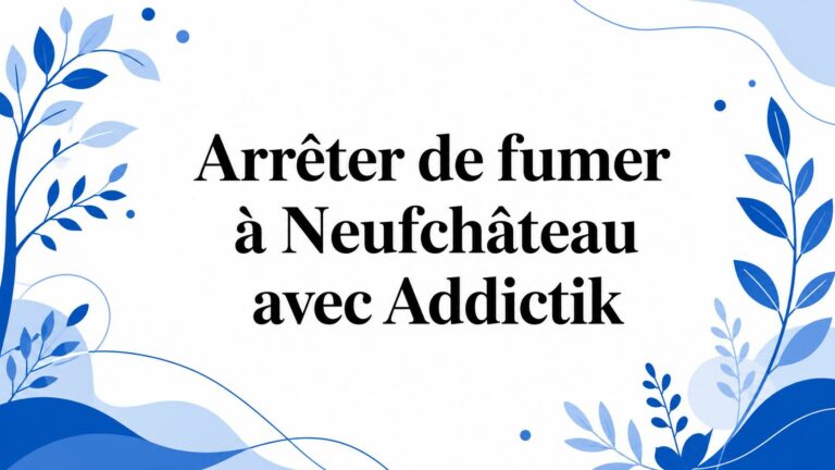 Arrêter de fumer à Neufchâteau avec Addictik