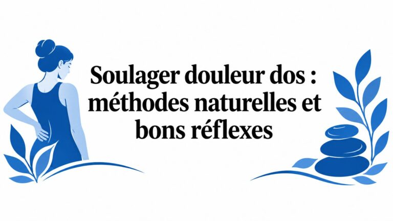 Soulager douleur dos : méthodes naturelles et bons réflexes