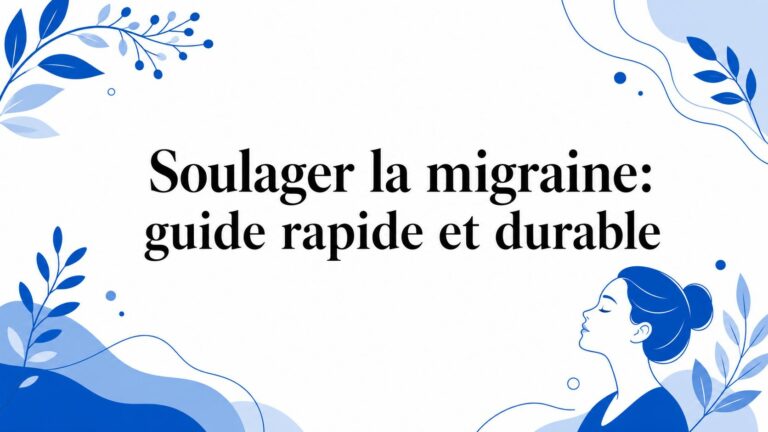 Soulager la migraine: guide rapide et durable
