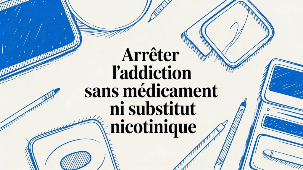 Arrêter addiction sans médicament ni substitut nicotine 2 stop addiction without medicine or nicotine substitute addiction message